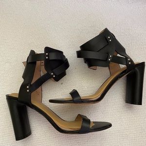 IRO PARIS  Black Heeled Sandals 7 Worn Once